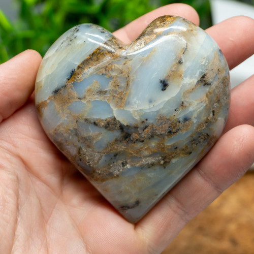 Andian Blue Opal Heart #1
