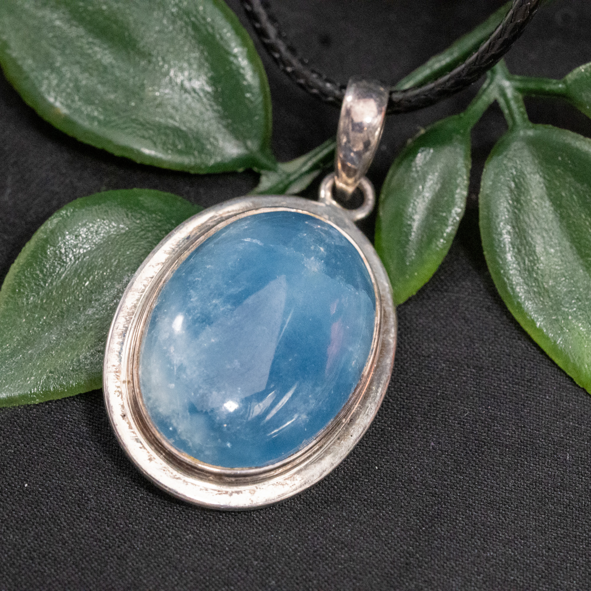 Blue deals onyx necklace