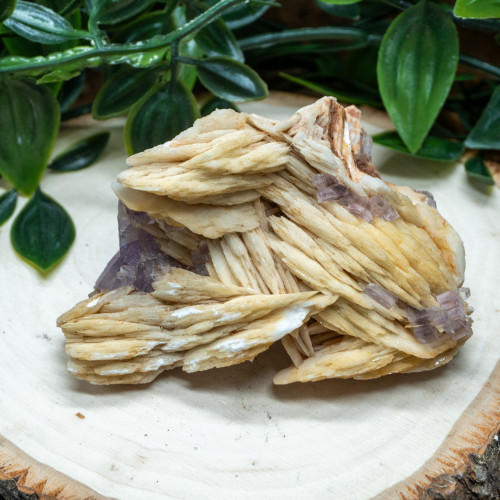 Purple Fluorite on Barite #1