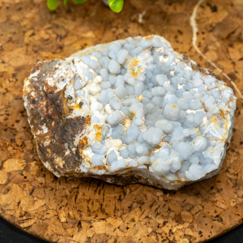 Raw Botryodial Peruvian Blue Chalcedony #1