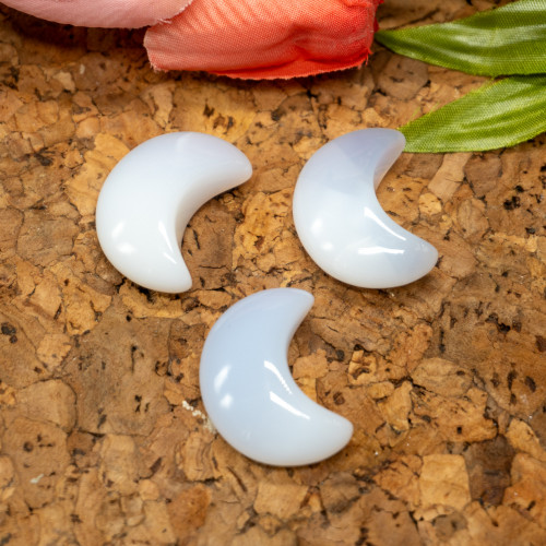 Random Blue Chalcedony Moon