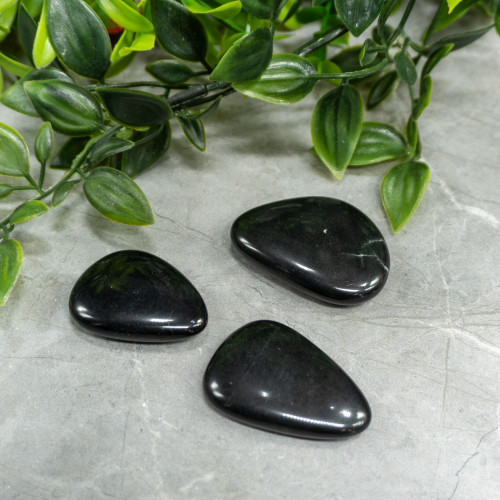 Black Jade Tumbled