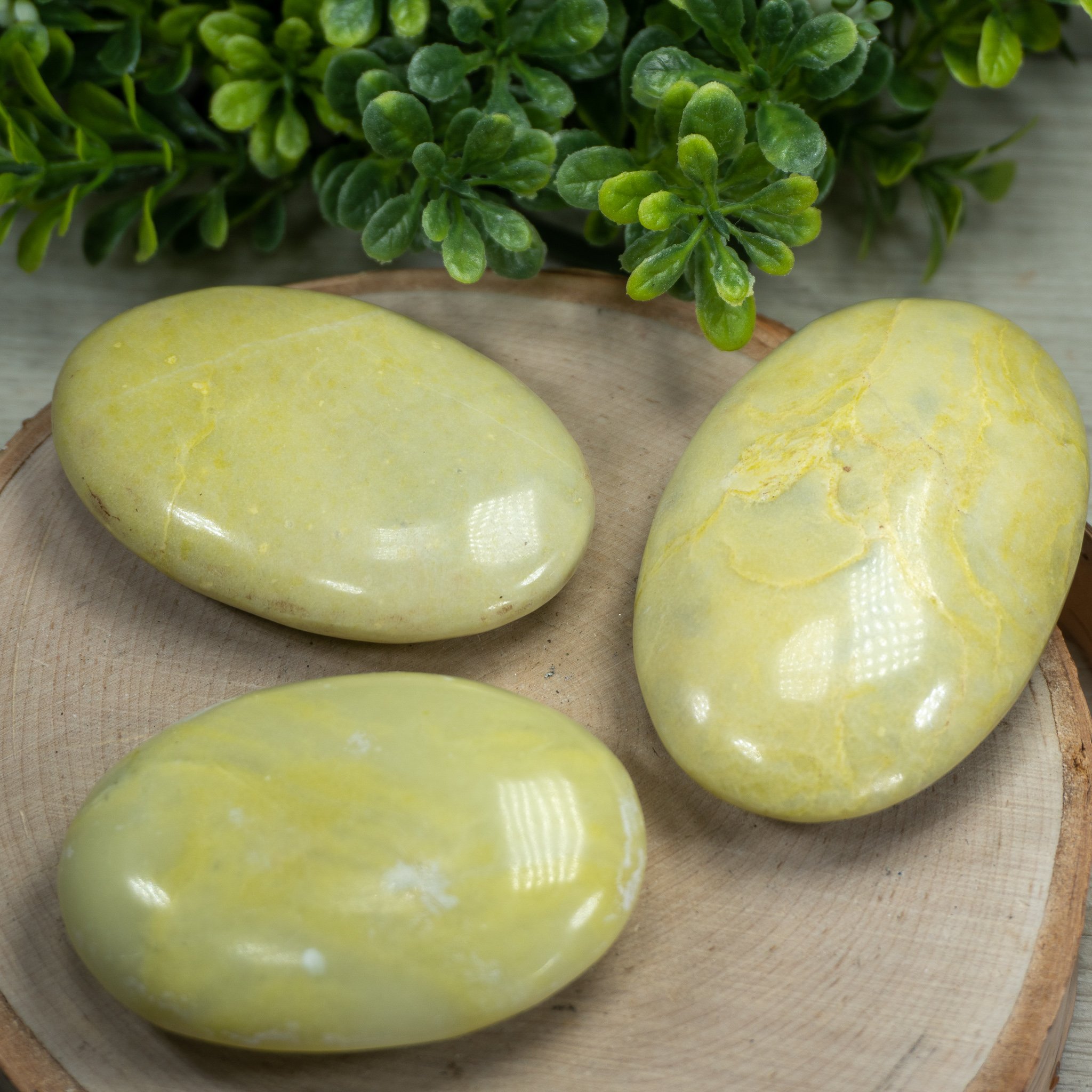 Yellow Jade Palmstone