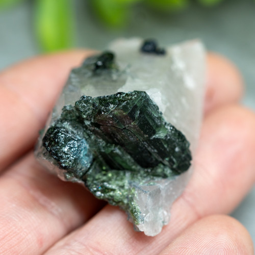 Green Tourmaline in Quartz #8