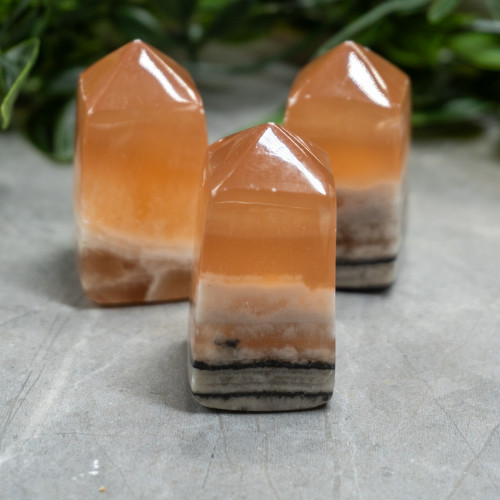 Random Small Honey Calcite Tower