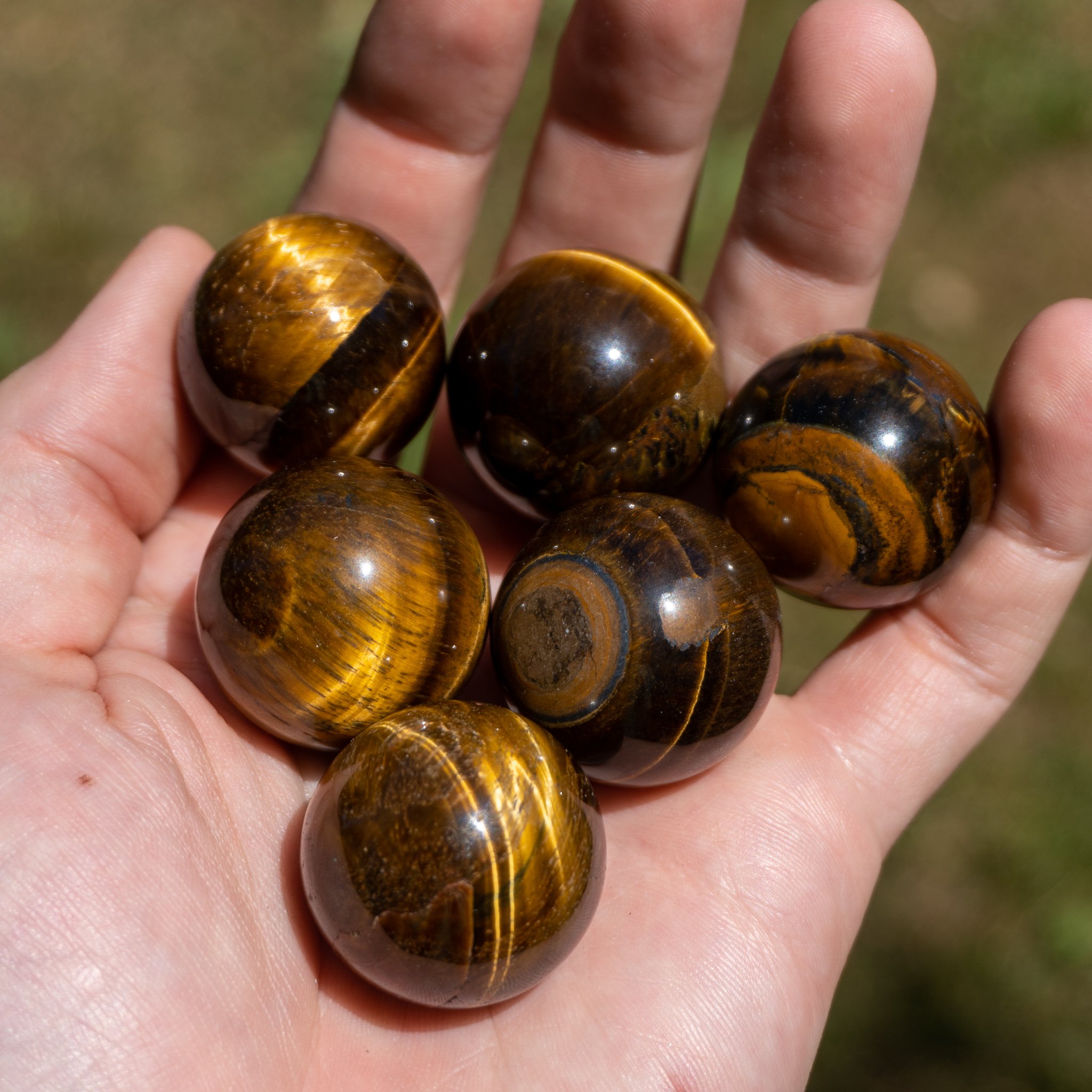 Small Tiger Eye Sphere The Crystal Council