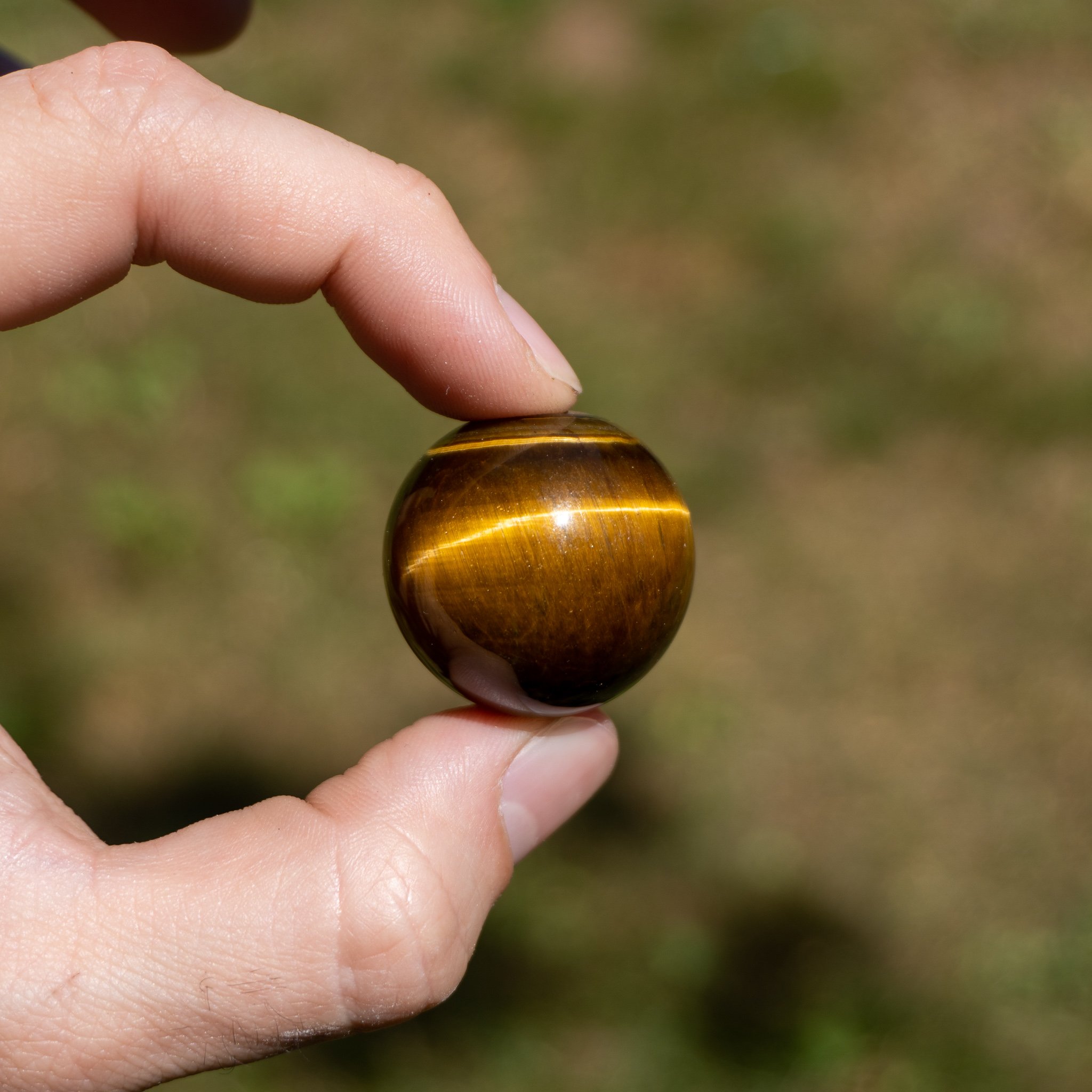 Small Tiger's Eye Spheres