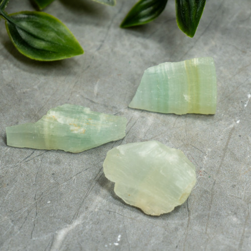 Small Raw Pistachio Calcite