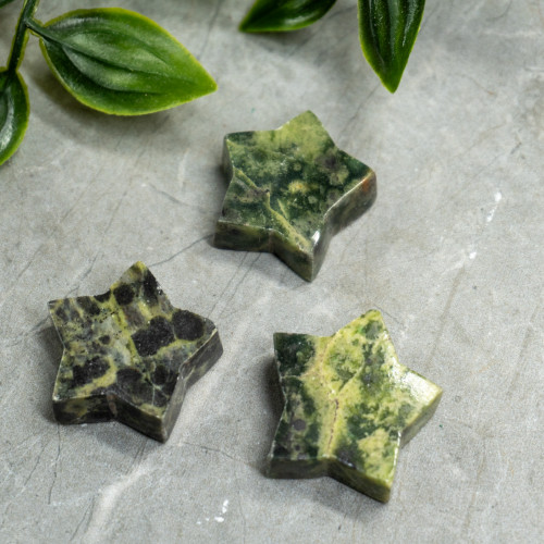 Random Nephrite Jade Star