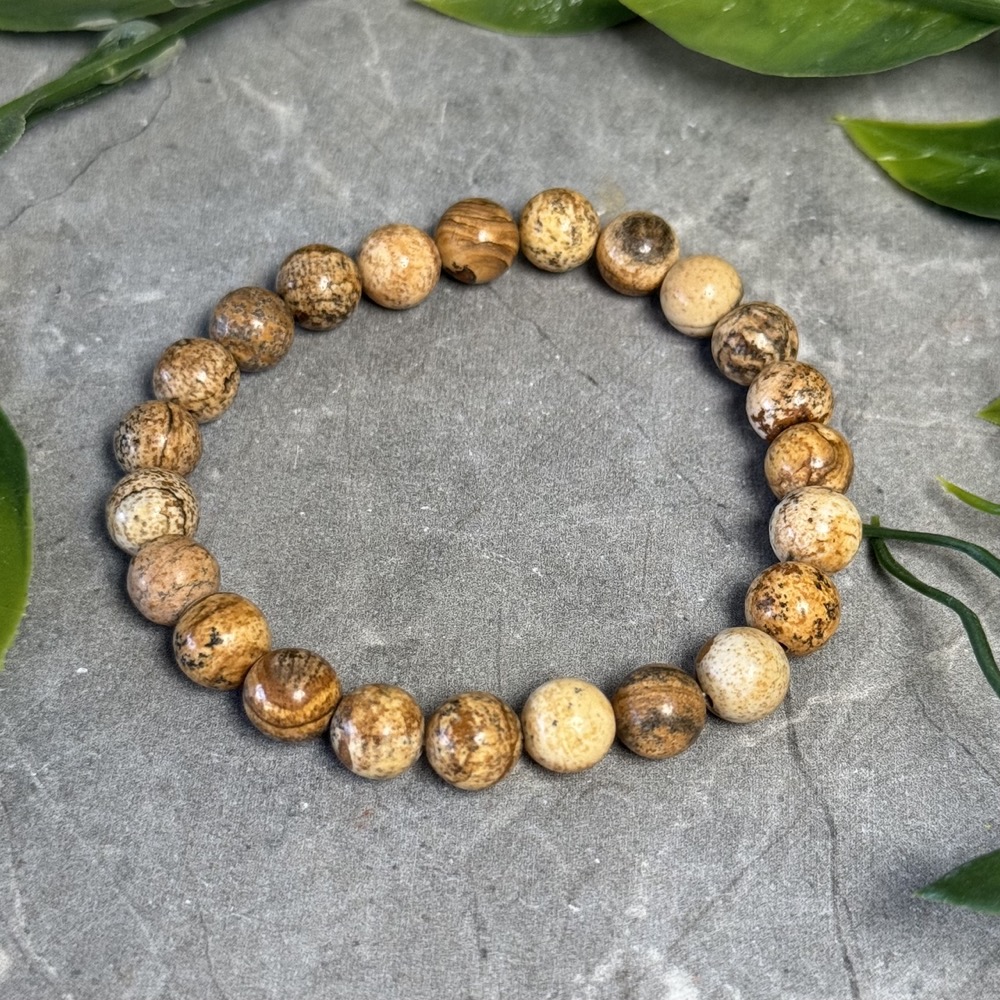 Picture Jasper Bracelet 8mm