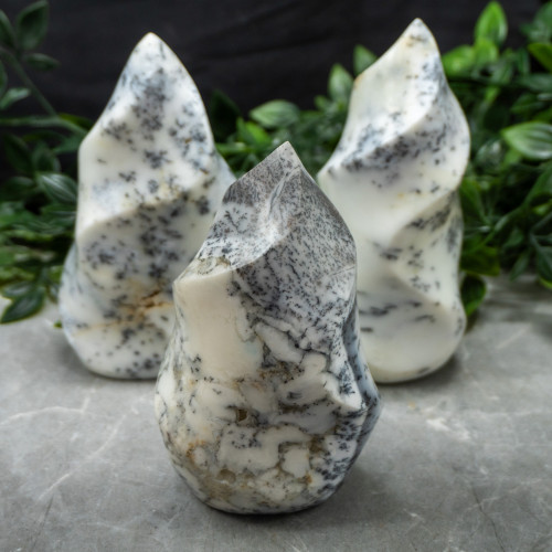Dendritic Agate Large Flame