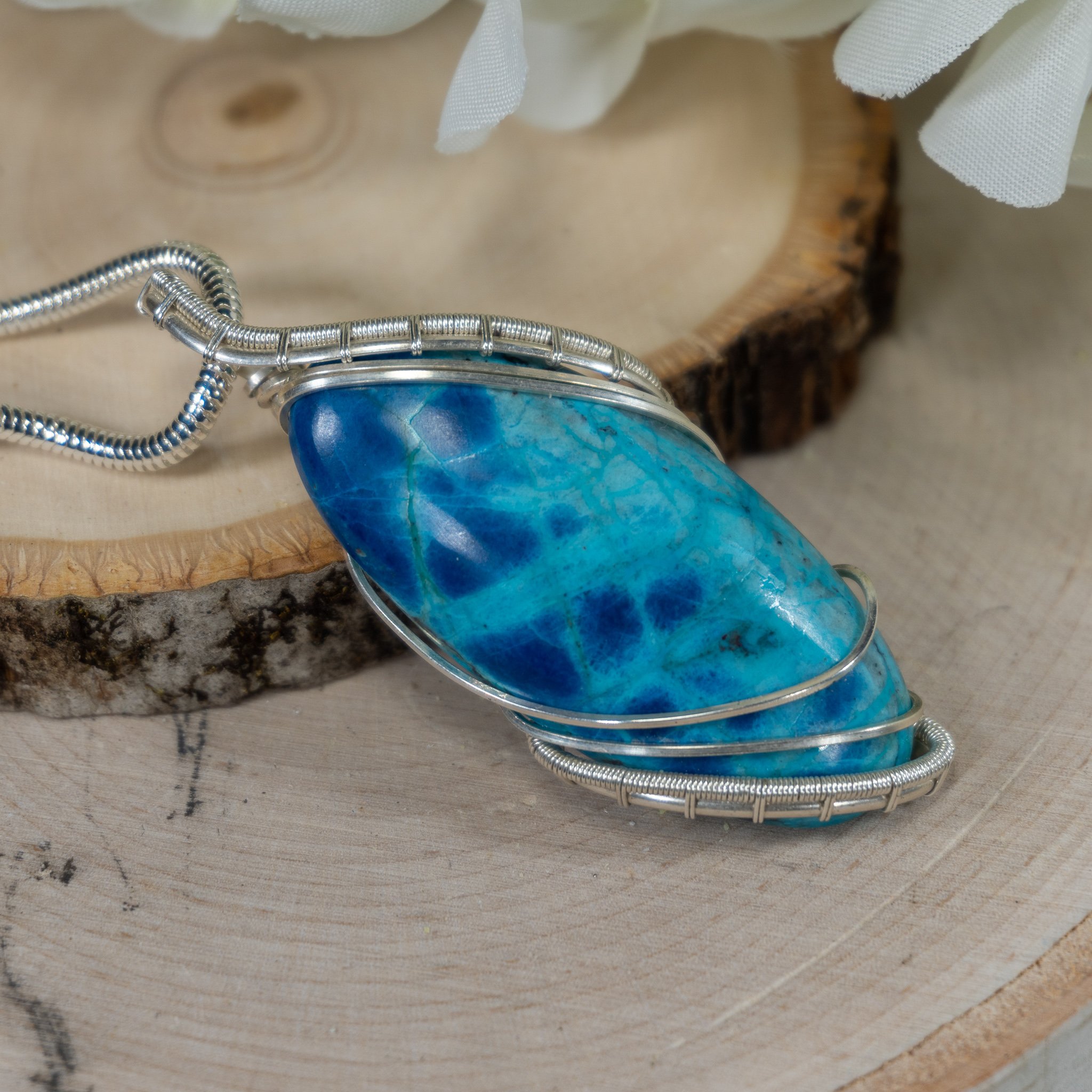 Large Chrysocolla Wrap