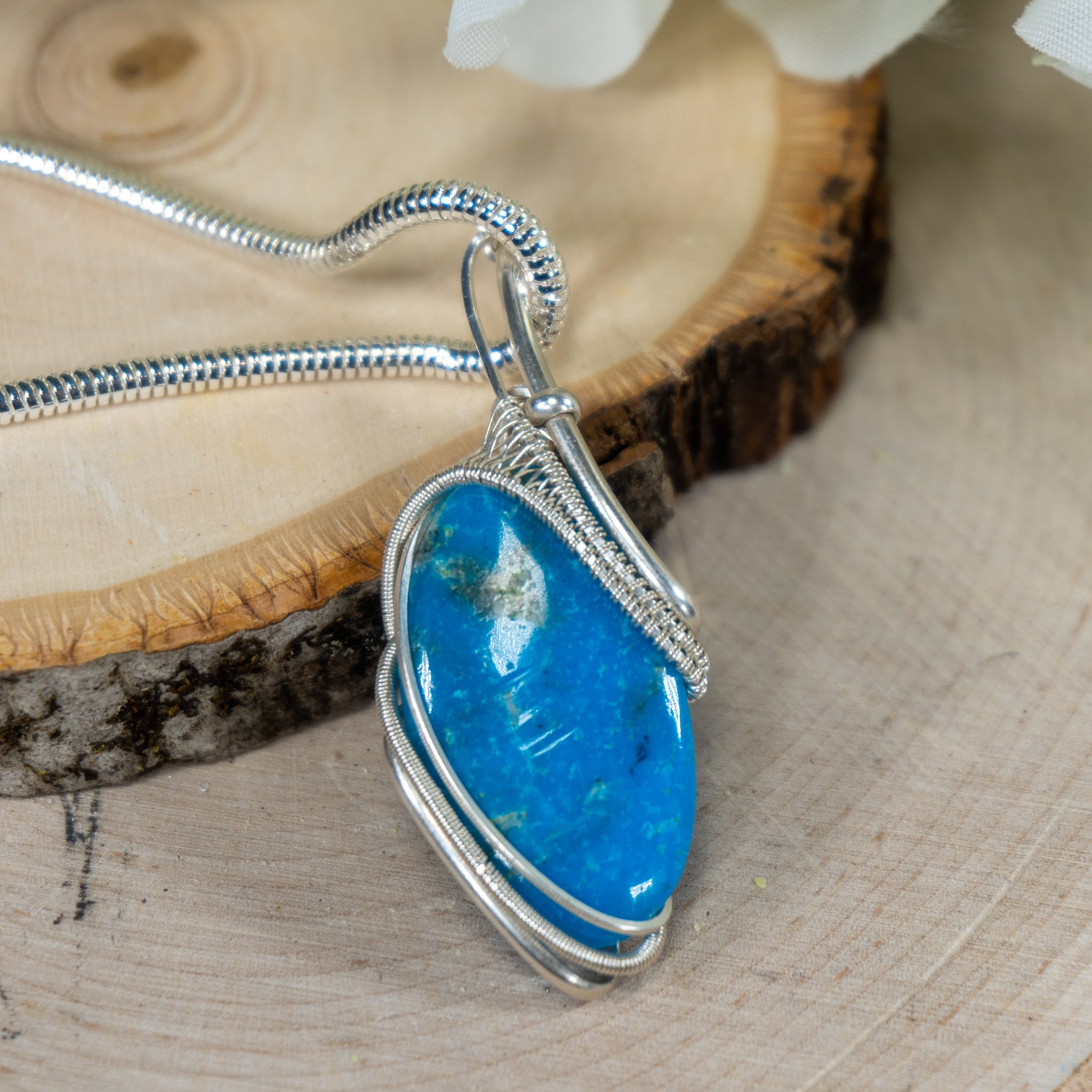 Medium Chrysocolla Wrap