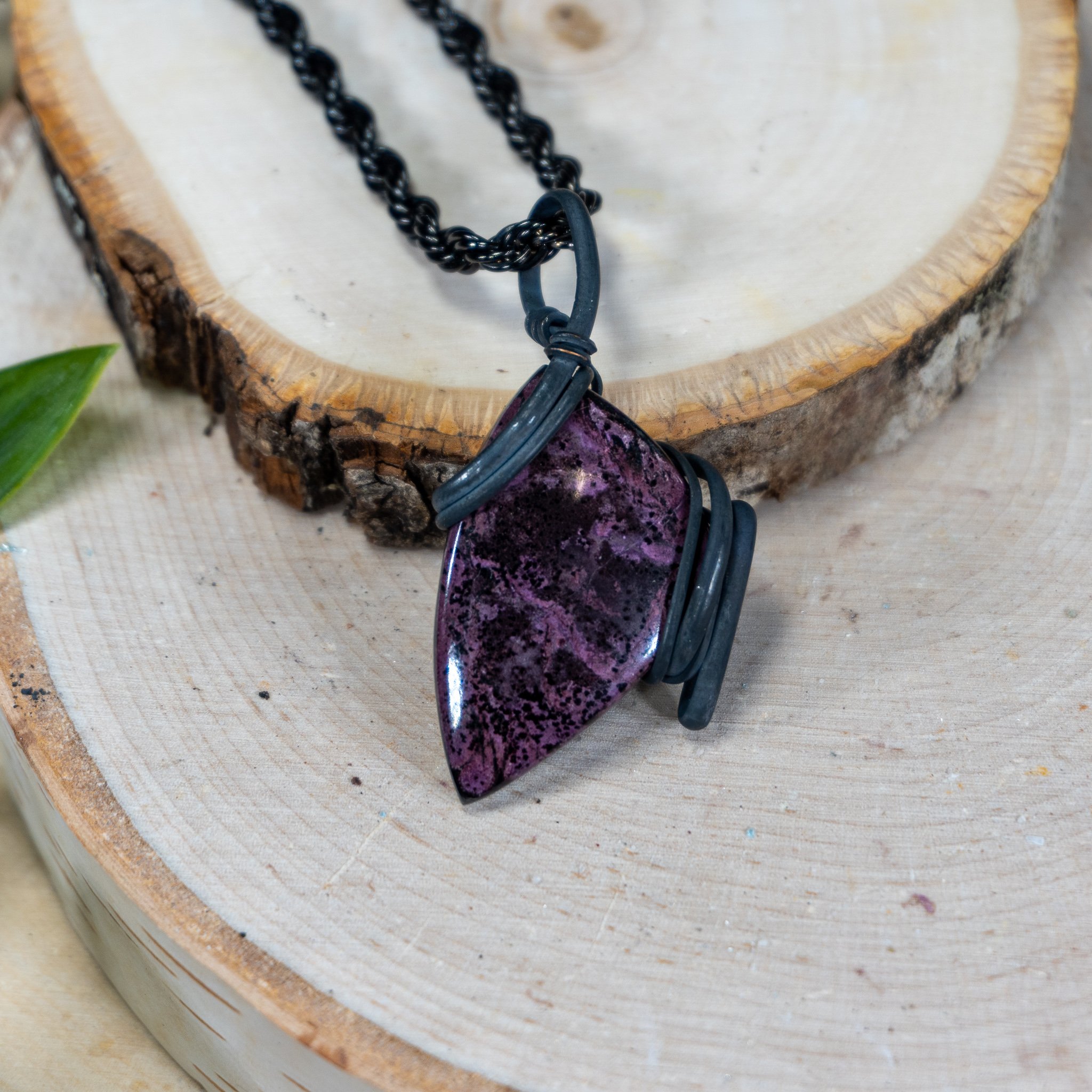 Sugilite Teardrop Wrap