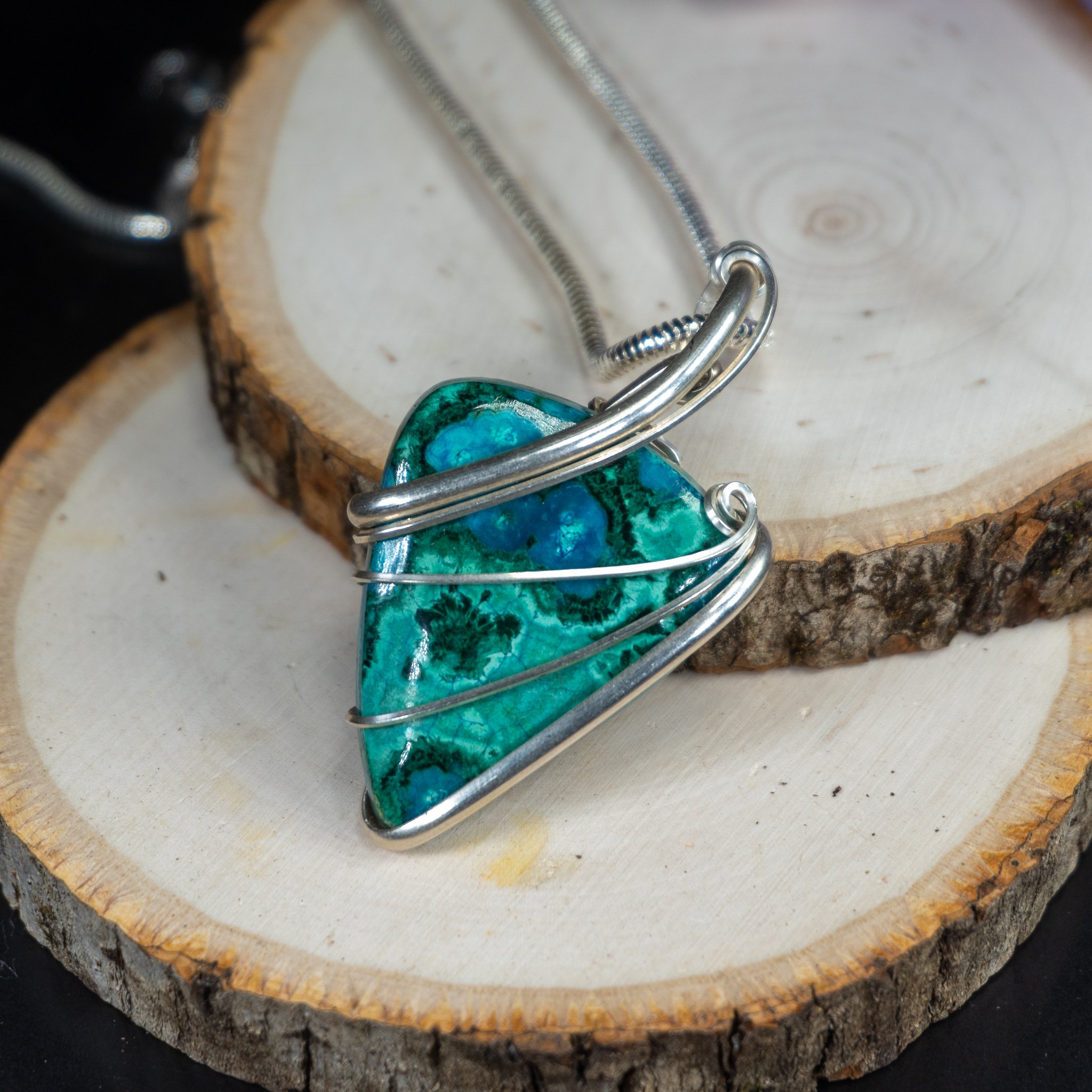 Malachite and Chrysocolla Triangle