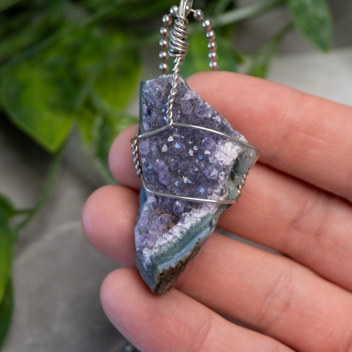 Raw Amethyst Wire Wrap #1