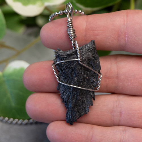 Black Kyanite Wire Wrap #3
