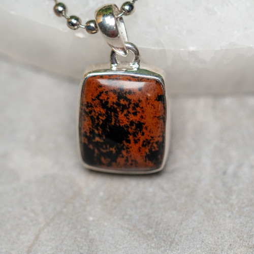 Mahogany Obsidiant Pendant #1