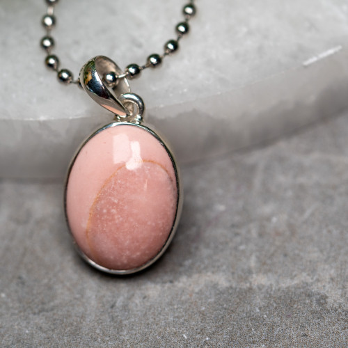 Pink Opal Pendant #4