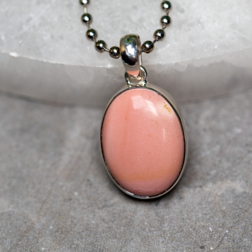 Pink Opal Pendant #1