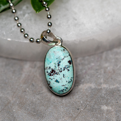 Chrysocolla Pendant #2
