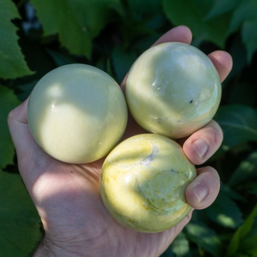 Yellow Jade Sphere The Crystal Council