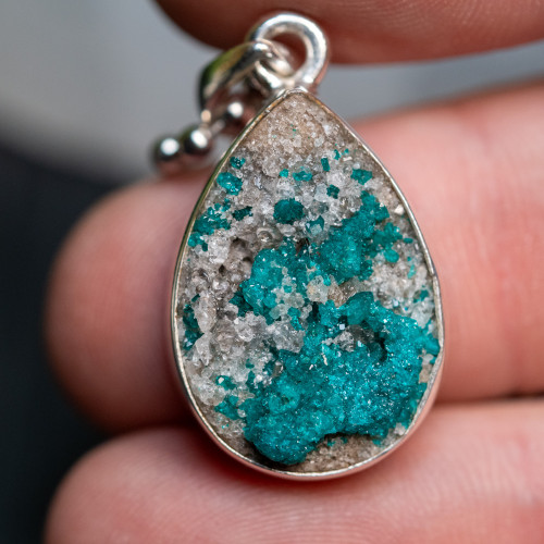 Dioptase Pendant #1