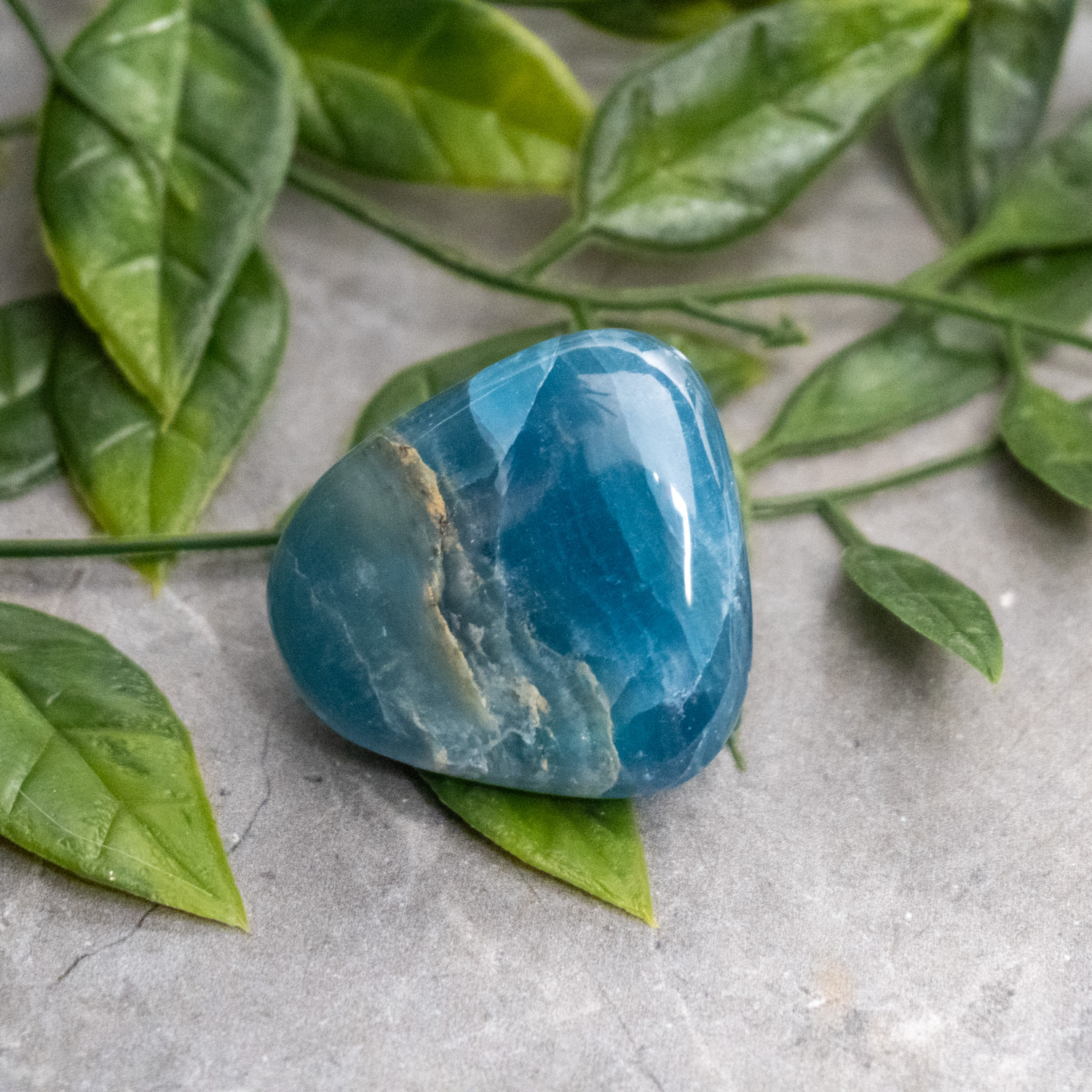 Blue Onyx Polished #13 - The Crystal Council