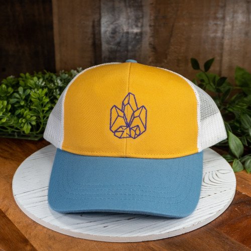 Crystal Council Blue Trucker Hat