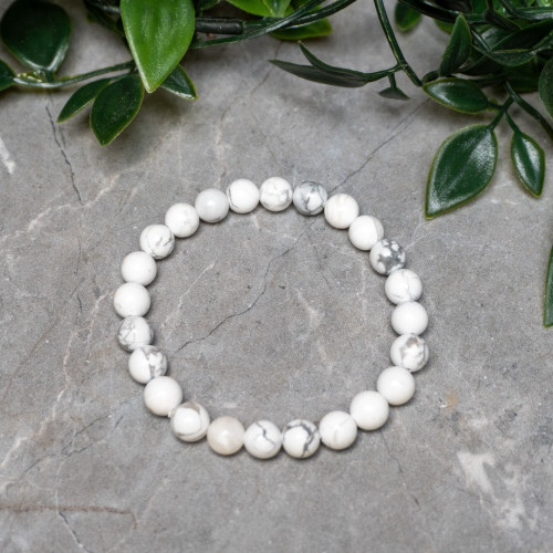 Howlite Bracelet 8mm