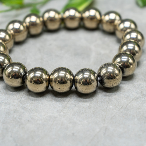 Oxidized Hematite Bracelet 12mm