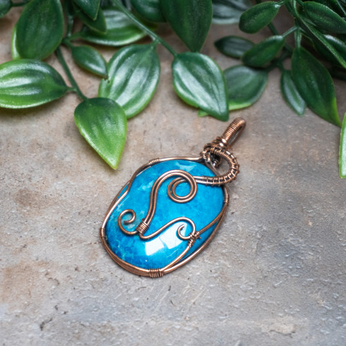 Blue Apatite Necklace #2