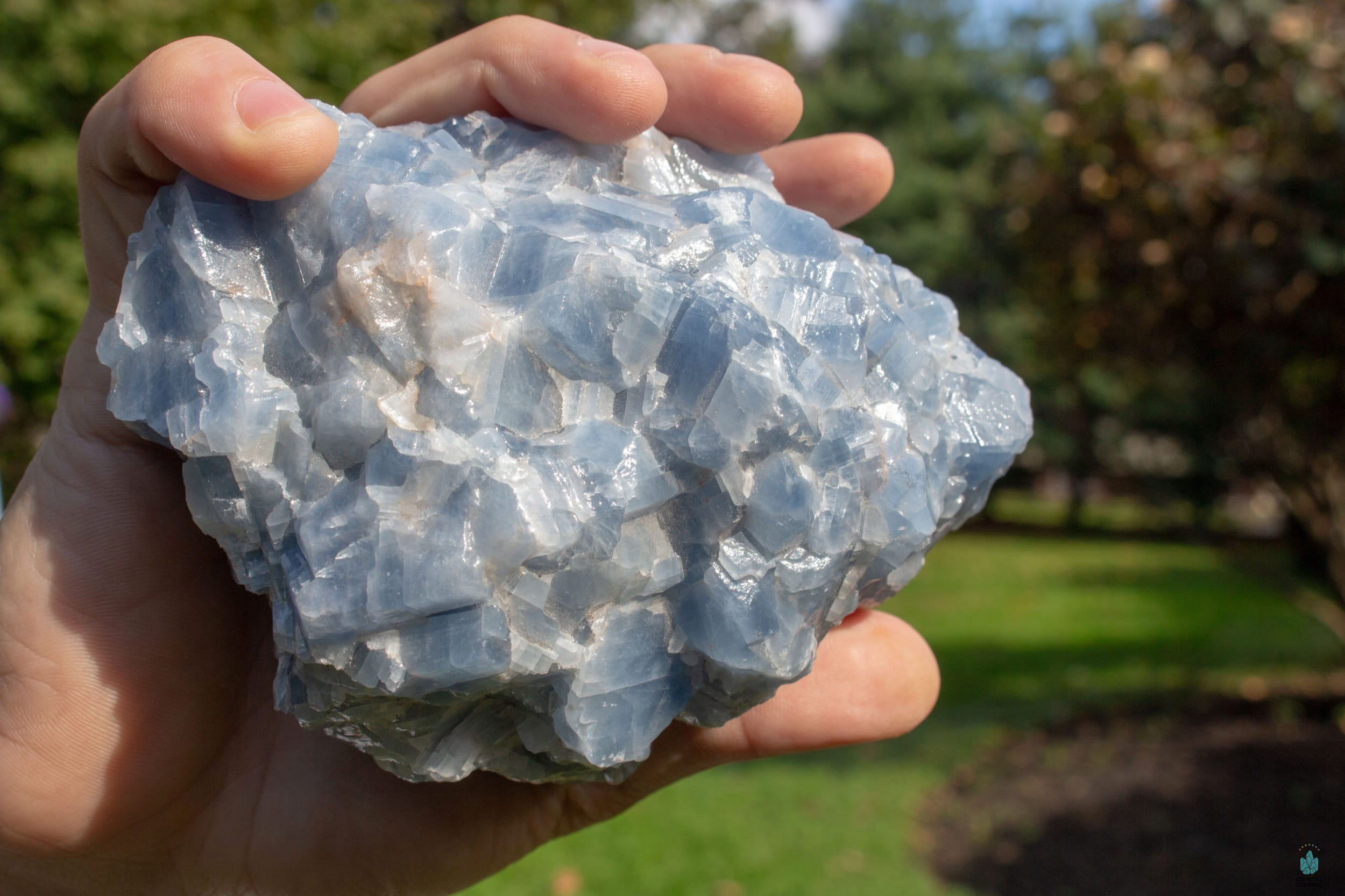 Blue Calcite Meanings and Crystal Properties - The Crystal Council