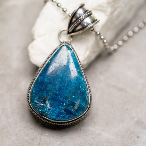 Blue Apatite Necklace #1