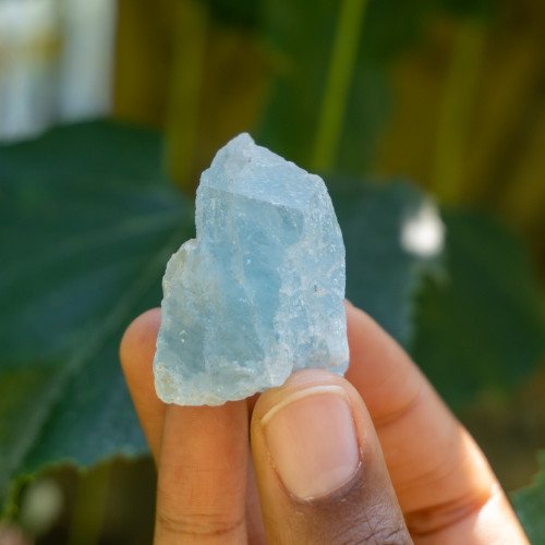 Large Natural Raw Blue Topaz - The Crystal Council