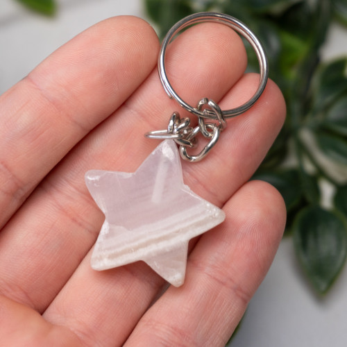Mangano Calcite Star Key Chain #34