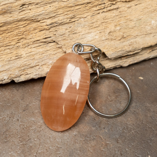 Honey Calcite Key Chain #26