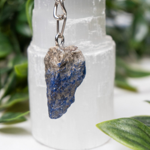 Raw Lapis Lazuli Key Chain #20