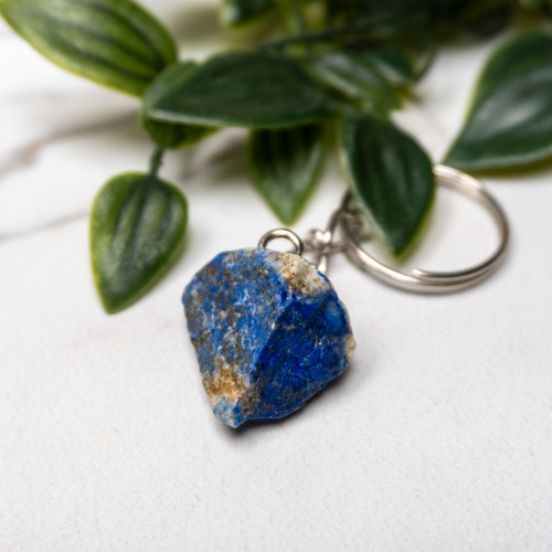 Raw Lapis Lazuli Key Chain #19