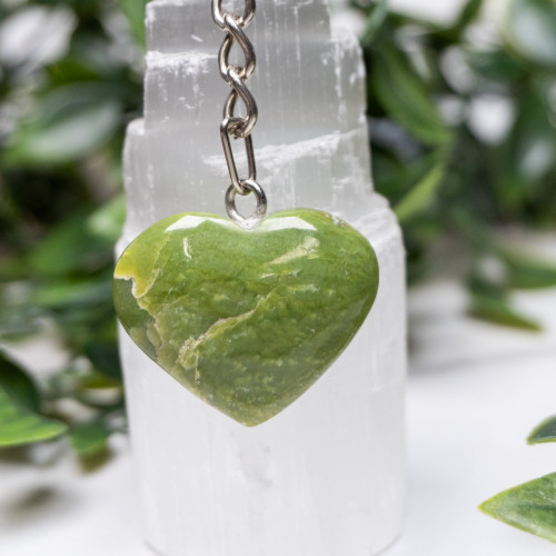 Tremolite Heart Key Chain #6