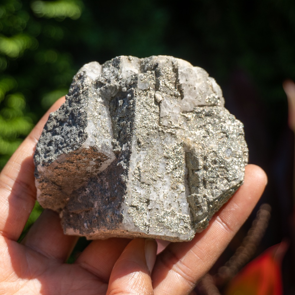 Medium Fluorite with Druzy Quartz and Pyrite #3