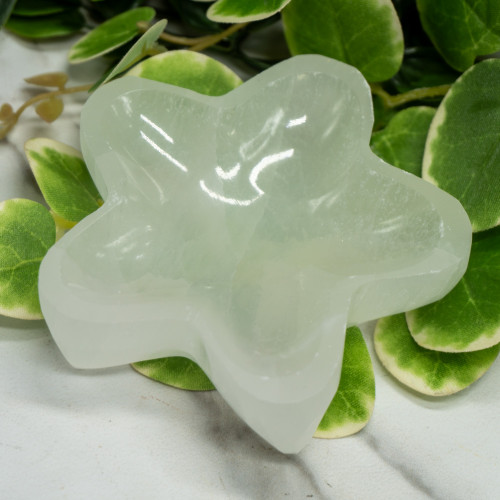 Selenite Star Bowl