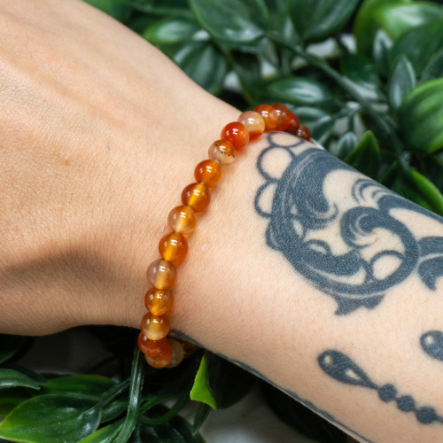 A+ Carnelian Bracelet 6mm