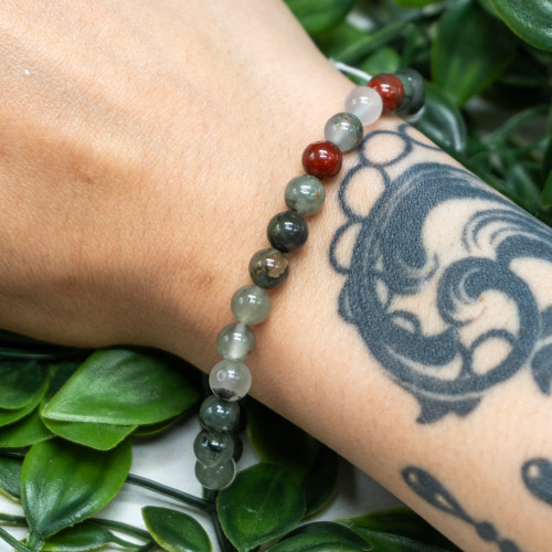 Bloodstone Bracelet 6mm