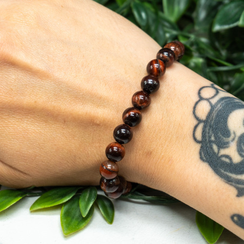 Red Tiger Eye Bracelet 8mm