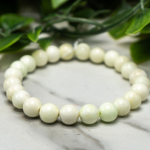 Lemon Chrysoprase Bracelet 8mm