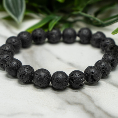 Lava Rock Bracelet 10mm