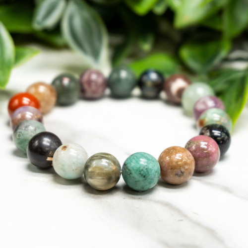 Multi Gemstone Bracelet 10mm