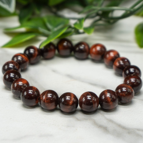 Red Tiger Eye Bracelet 10mm