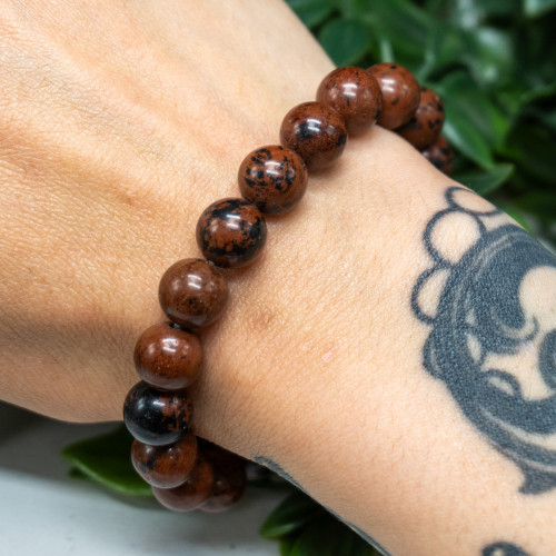 Mahogany Obsidian Bracelet 10mm